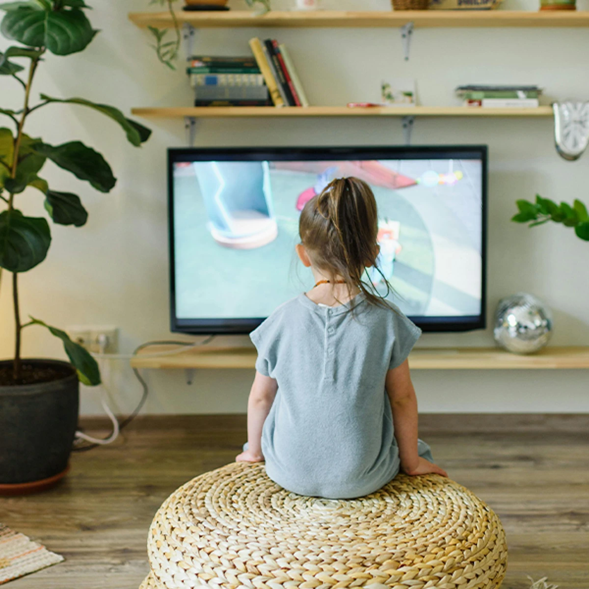 Parentalcontrols Kid Watching Tv